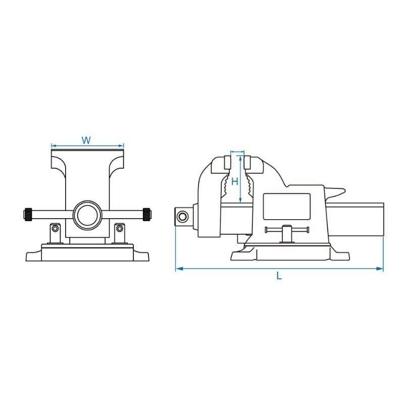 Šaltkalvio spaustuvas su priekalu King Tony 310mm 1