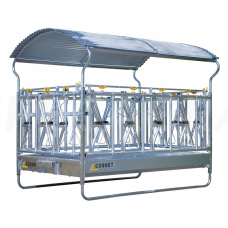 Šėrykla fiksacinė 2x3m 14 vietų su stogeliu 1121005