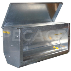 Šėrykla veršelių pakabinama ant tvoros 1,23m 220L 1120517