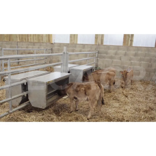 Šėrykla veršelių pakabinama ant tvoros 1,23m 220L 1120517