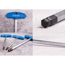 Šešiakampis T-formos raktas su kūgine galva King Tony