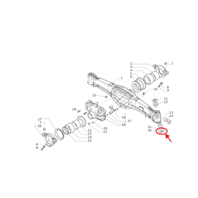 Sferinė poveržlė 128630 SU50206 1 Sferinė poveržlė 128630 SU50206 1