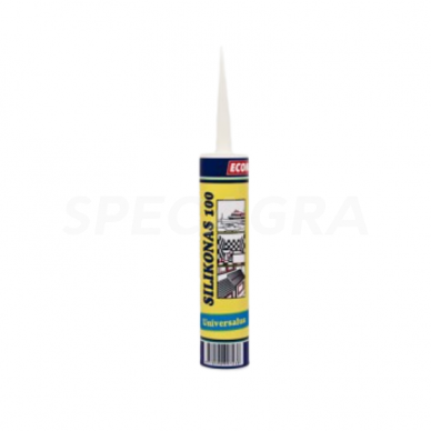Silikonas universalus ECONOMY LINE 280ml balt.