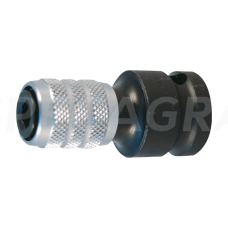 Smūginis bitų laikiklis 1/2" x 1/4", greito fiksavimo KING TONY Smūginis bitų laikiklis 1/2" x 1/4", greito fiksavimo KING TONY