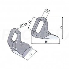 Smulkinimo plaktukas 63-SPH-92