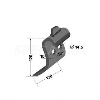 Smulkinimo plaktukas 63-DUC-01-1 1