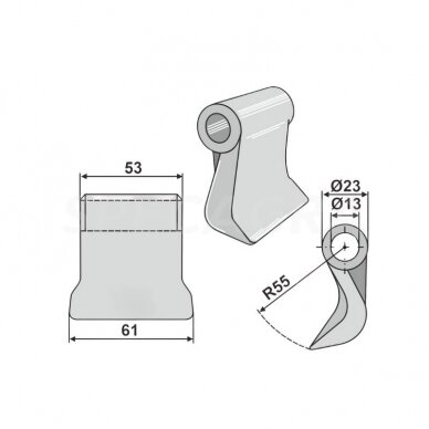 Smulkinimo plaktukas 63-RM-98 1