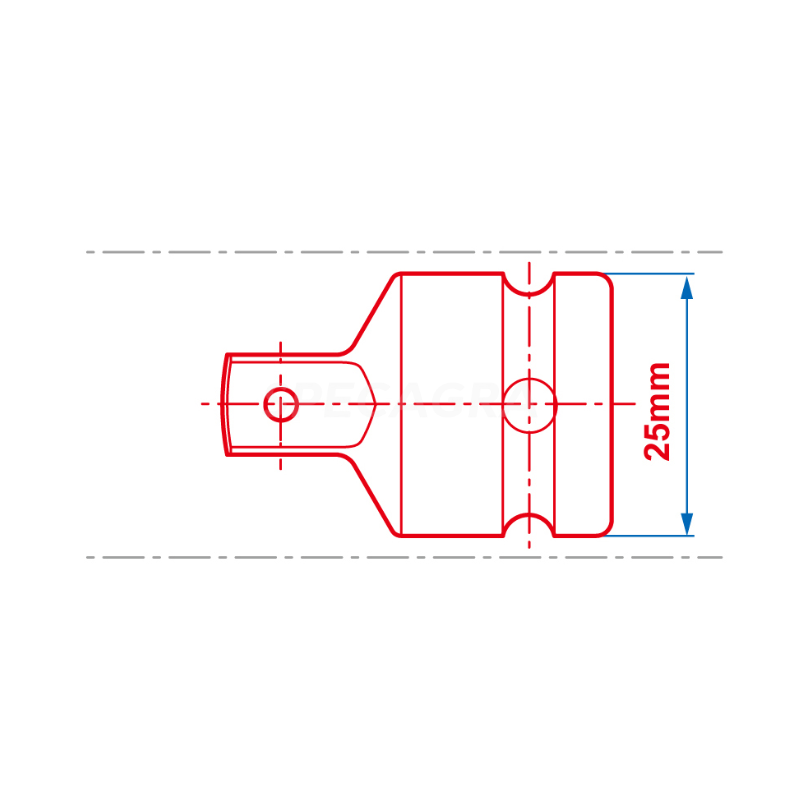 Smūginis adapteris 1/2"F x 3/8"M KING TONY 1 Smūginis adapteris 1/2"F x 3/8"M KING TONY 1