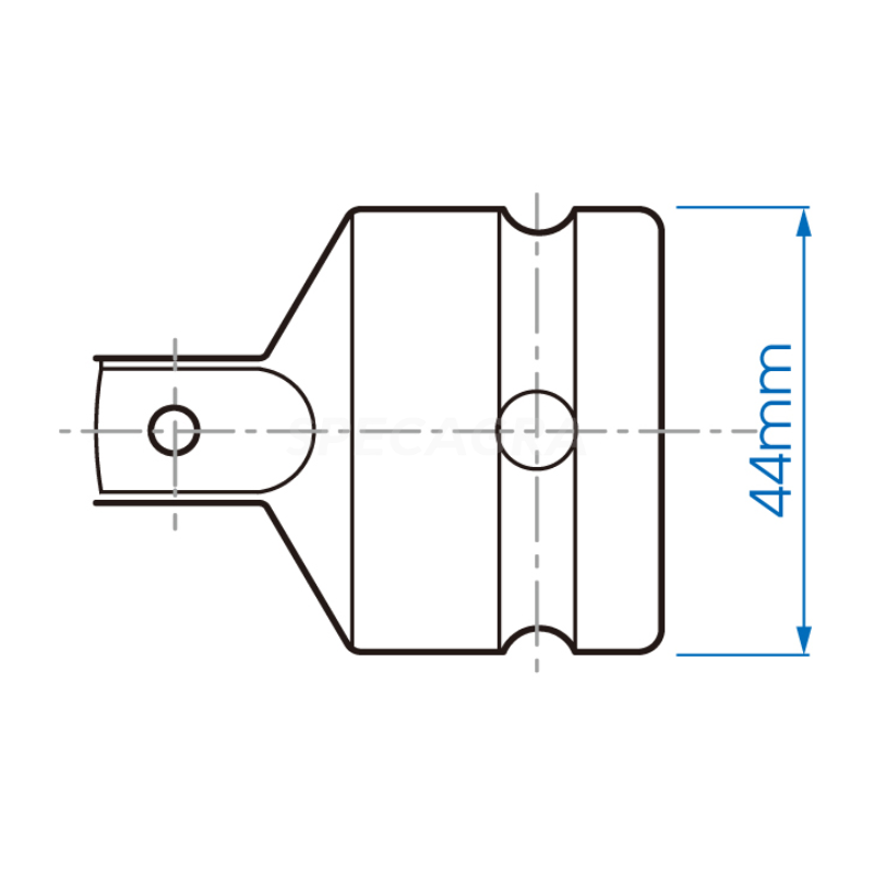 Smūginis perėjimas 3/4" F 1" M King Tony 1