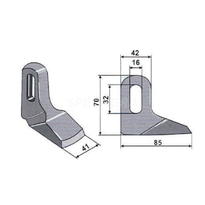 Smulkinimo plaktukas 63-RM-17 1 Smulkinimo plaktukas 63-RM-17 1