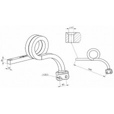 Spyruoklė 35x35 20x60 priek.TCS-SR35-511