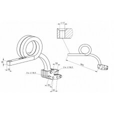 Spyruoklė Flexi-Pack kair. TCS-SR35-521