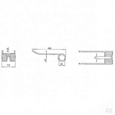 Spyruoklė 131673 N.H.57277 1 Spyruoklė 131673 N.H.57277 1