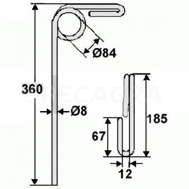 Spyruoklė 27706 408 STREGSTEDT 1