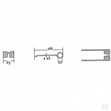 Spyruoklė 918238 9034502 Claas 0540033 1 Spyruoklė 918238 9034502 Claas 0540033 1