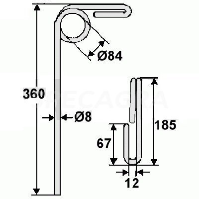 Spyruoklė 27706 408 STREGSTEDT 1