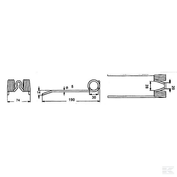 Spyruoklė 8214211 Claas 0540036 1