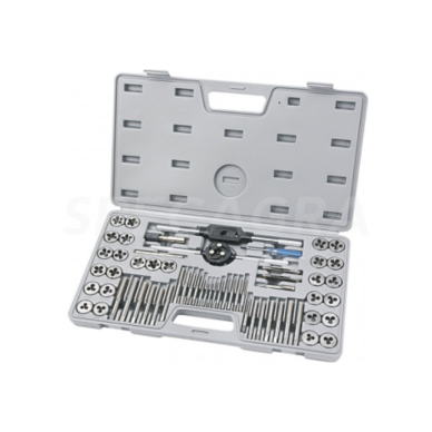 Sriegiklių ir sriegpjovių rinkinys(M3-M12)SAE{60vnt} Sriegiklių ir sriegpjovių rinkinys(M3-M12)SAE{60vnt}