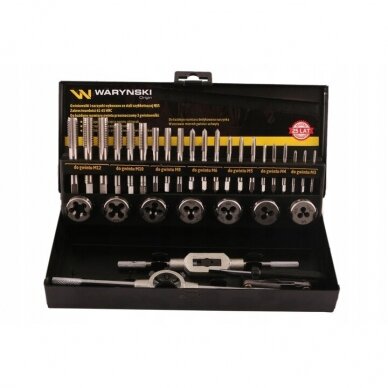 Sriegiklių komplektas M3-M12 HSS 32