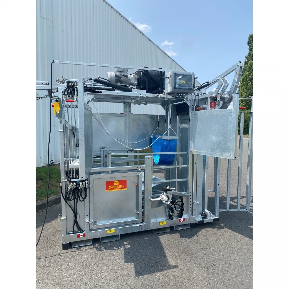 Staklės galvijams PM 4650 su hidrauliniu valdymu 4 Staklės galvijams PM 4650 su hidrauliniu valdymu 4