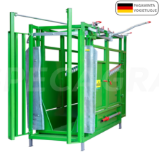 Staklės veterinarinės A5000 KW su kanopų priež. ir svėrimu (dažytos)