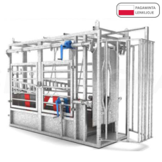 Staklės veterinarinės PW/D5 su svėrimu, cink.
