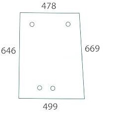 Stiklas Valtra DP 31535000 41/4047-81