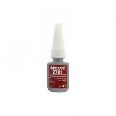 Stiprus sriegio fiksatorius LOCTITE 2701 5ml. Stiprus sriegio fiksatorius LOCTITE 2701 5ml.