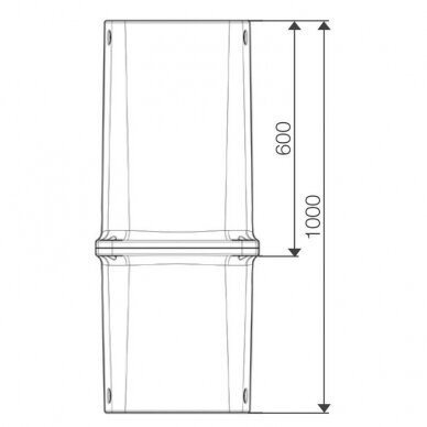 Stovas girdyklai plastikinis 60cm P1130567 5