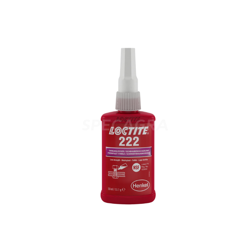 Stipr. varžtų fiksatorius 222 50ml. Loctite Stipr. varžtų fiksatorius 222 50ml. Loctite