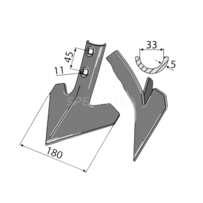 Strėlinis noragėlis L-300 101.IND-590 1