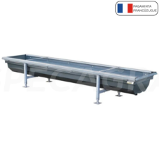 Sutvirtintas pašarų lovys 5mx0.85m