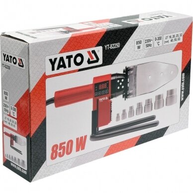 Plastikiniu vamzdžių (PVC) suvirinimo aparatas.850W YT82250 3 Plastikiniu vamzdžių (PVC) suvirinimo aparatas.850W YT82250 3