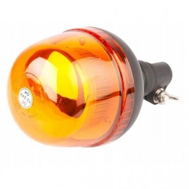 Švyturėlis lankstus LED 12/24V ant laikiklio 2