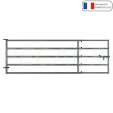 Teleskopiniai vartai 2/3m 5 vamzdžių su skląsčiais 51600