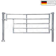 Teleskopiniai vartai 3/4m 5 vamzdžių su išima girdyklai 323252