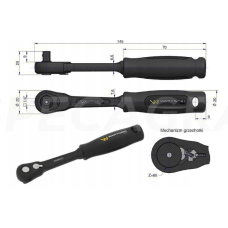 Terkšlė 1/4 60T su pasipriešinimu