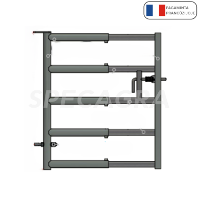 Teleskopiniai vartai 0.70/1.15m 5 vamzdžių