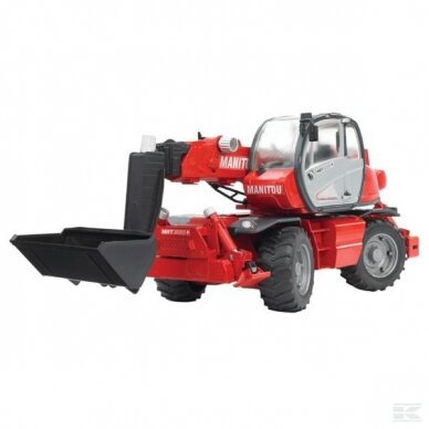 Žaislas BRUDER teleskopinis krautuvas Manitou 02129 2
