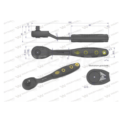 Terkšlė 3/8 72T 2 Terkšlė 3/8 72T 2