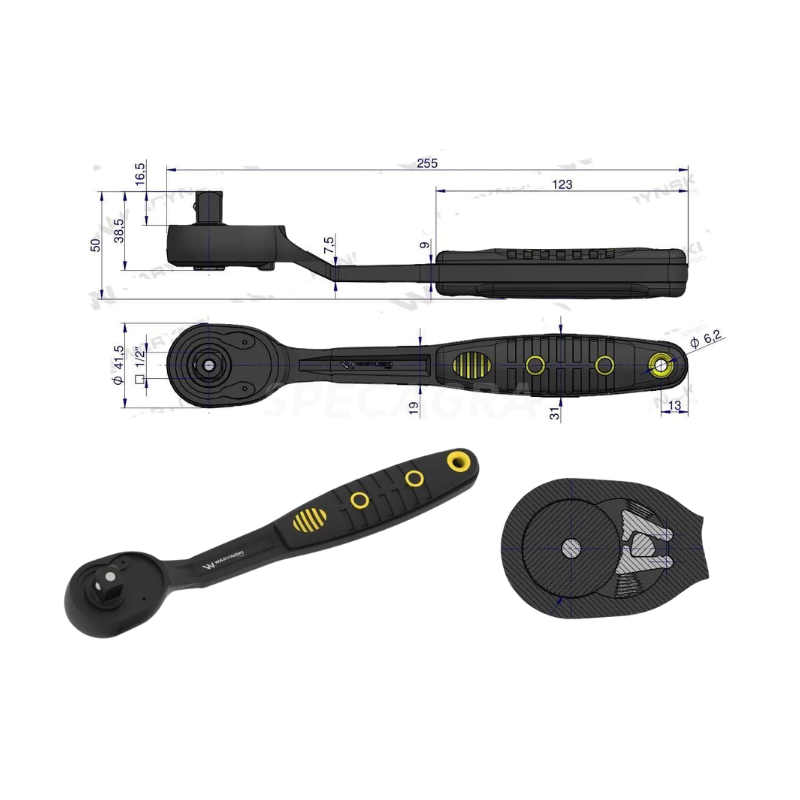 Terkšlė 1/2 72T 1 Terkšlė 1/2 72T 1