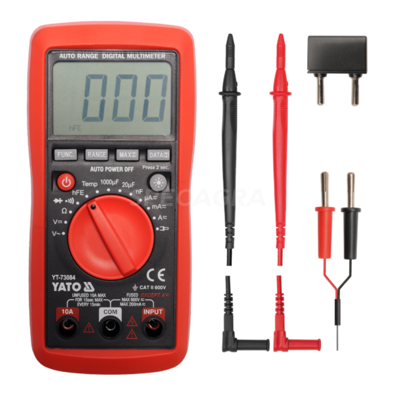 Testeris elektros skaitmeninis 9V YATO Testeris elektros skaitmeninis 9V YATO