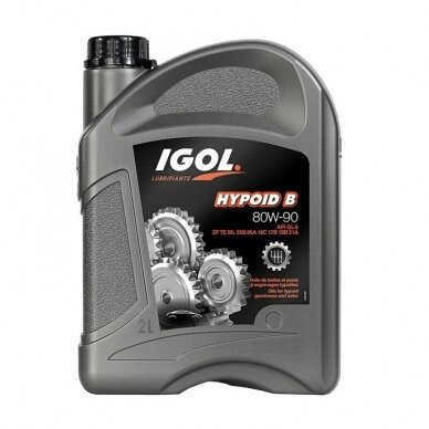 Transmisinė alyva IGOL Hypoid B 80W90 2L Transmisinė alyva IGOL Hypoid B 80W90 2L