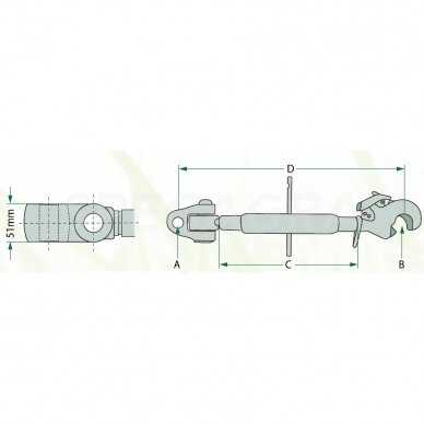 Traukė M36 400 2x3 620-940 138706033 1 Traukė M36 400 2x3 620-940 138706033 1