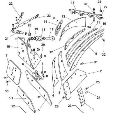 Trikampis IBIS XXL1153/22-002/0 kair. 2