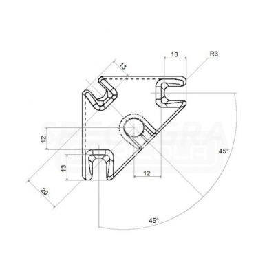 Trikampis IMCL Joystick IMCL98345 3