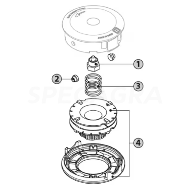 Trimerio valo būgnas 50709110 4