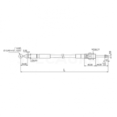 Troselis 2500mm IMCWB2500 1