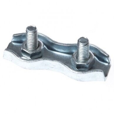 Troso suspaudiklis plokš.dvigubas 3mm