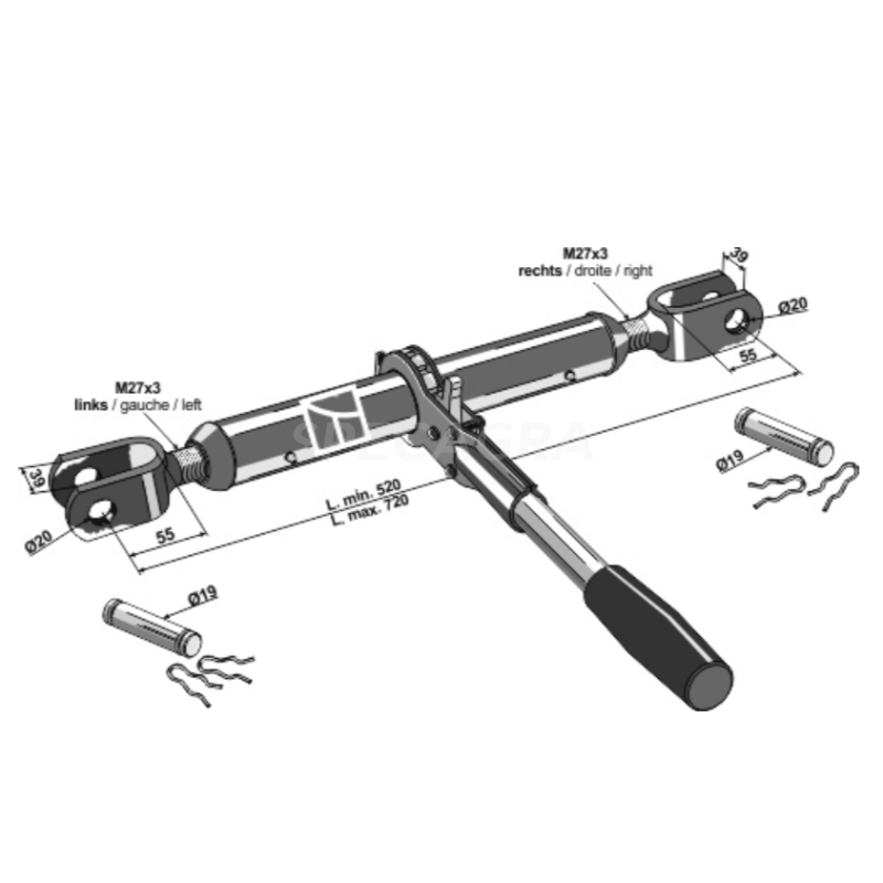 Traukė JD 652-304 1